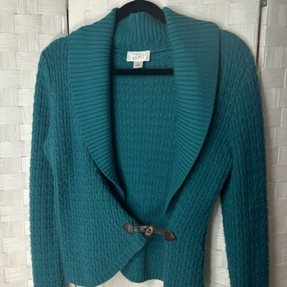 Ann Taylor LOFT Toggle Cardigan Sweater - Picture 6 of 7